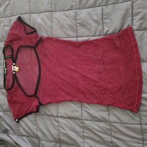 Lip Service Mesh Padlock Top